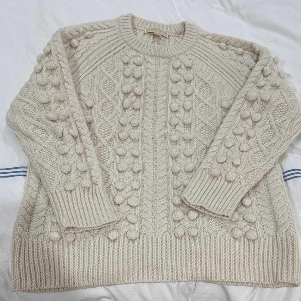 Michael Kors Chunky Wool Sweater, Size S